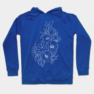 Sunflower and Poppies Tattoo Design Hoodie